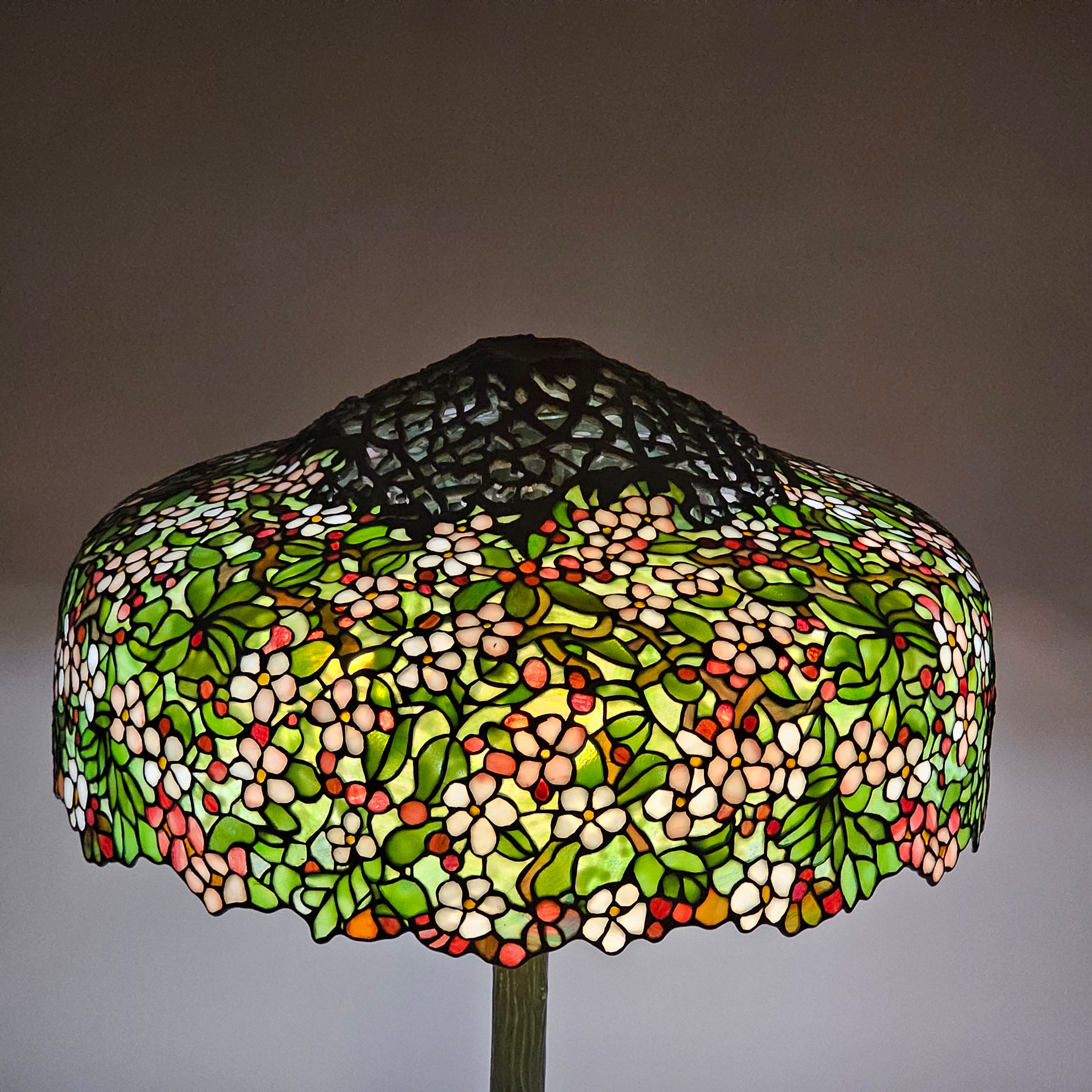 Tiffany Studios Apple Blossom Lamp