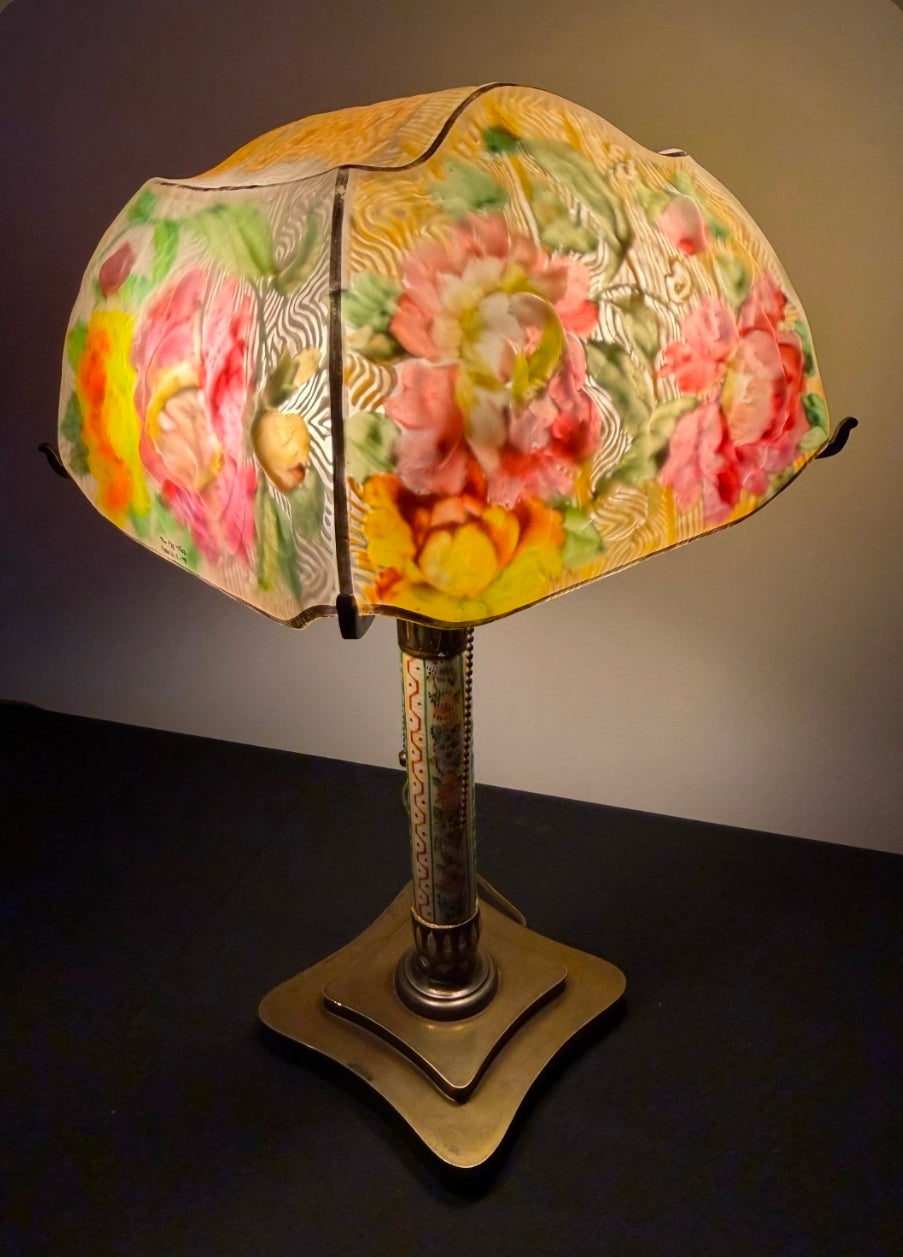 Pairpoint Torino Shade on Glass Base