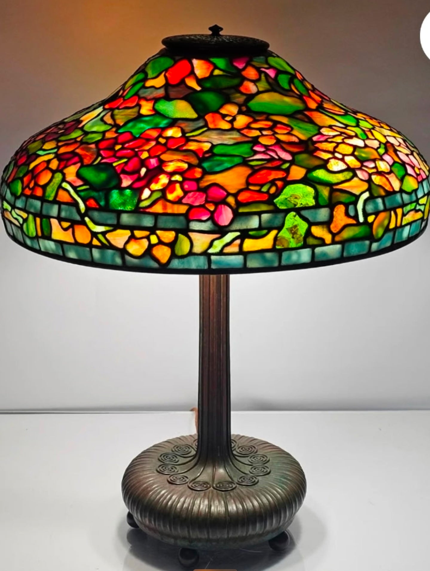 Tiffany Studios Nasturtium Lamp