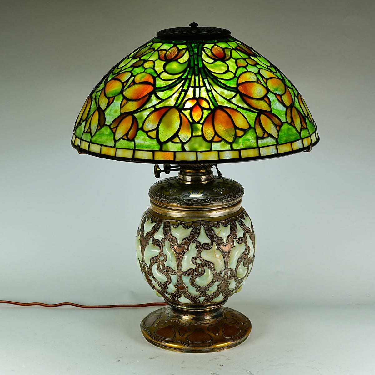 Tiffany Studios Tulip Cluster Lamp