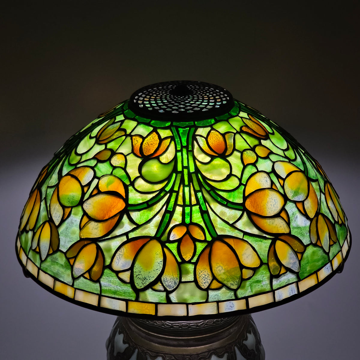 Tiffany Studios Tulip Cluster Lamp