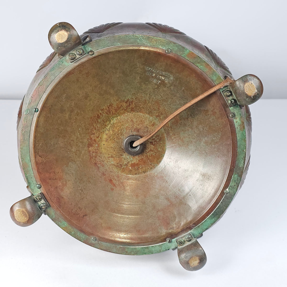 Tiffany Studios Peony Lamp