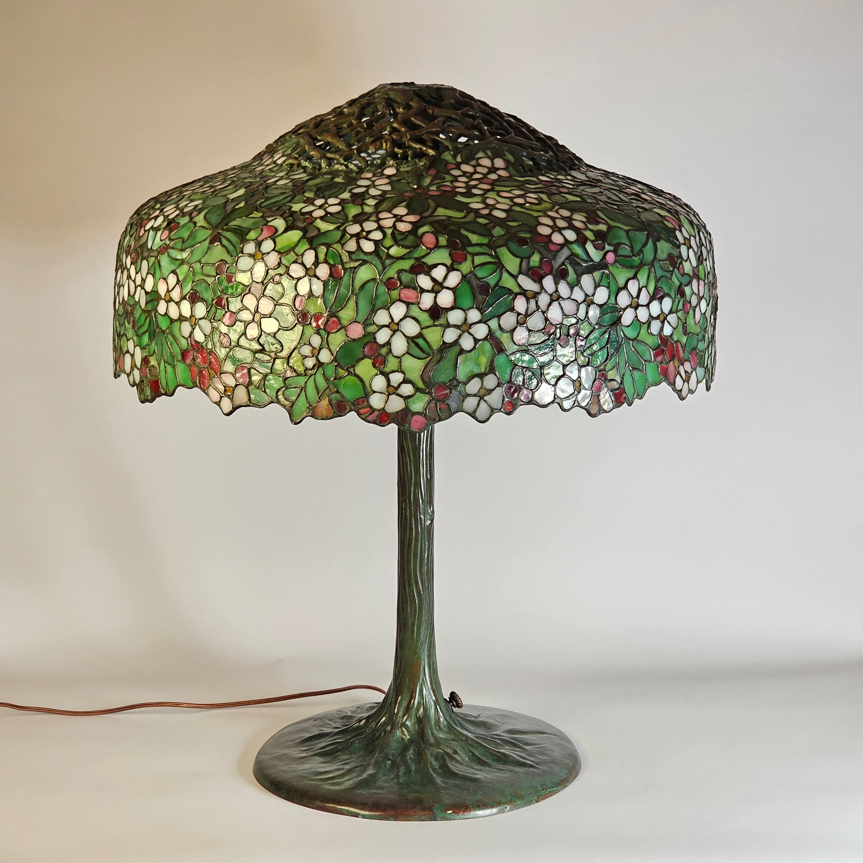 Tiffany Studios Apple Blossom Lamp