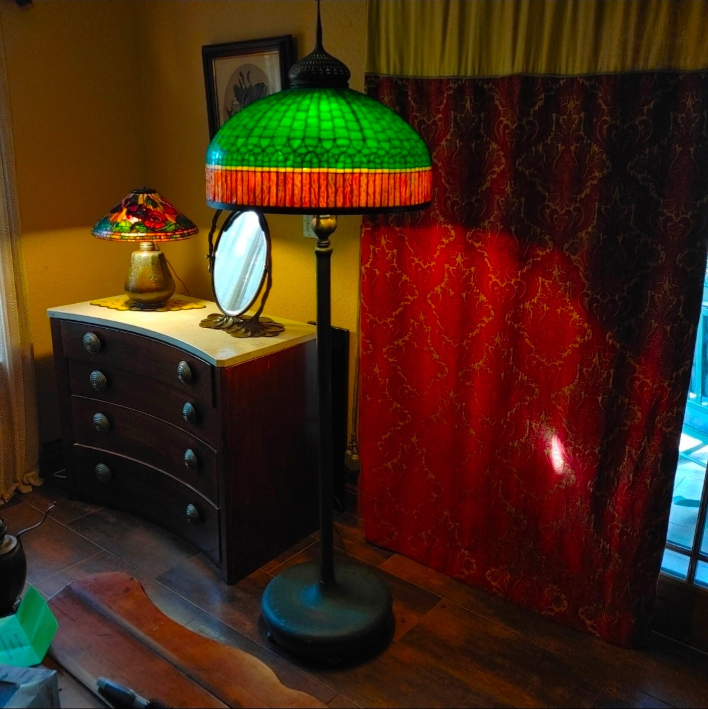 Tiffany Studios Curtain Border Floor Lamp