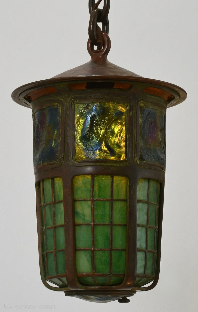 Tiffany Studios Turtleback Lantern