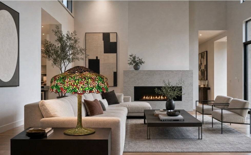 Tiffany Studios Apple Blossom Lamp