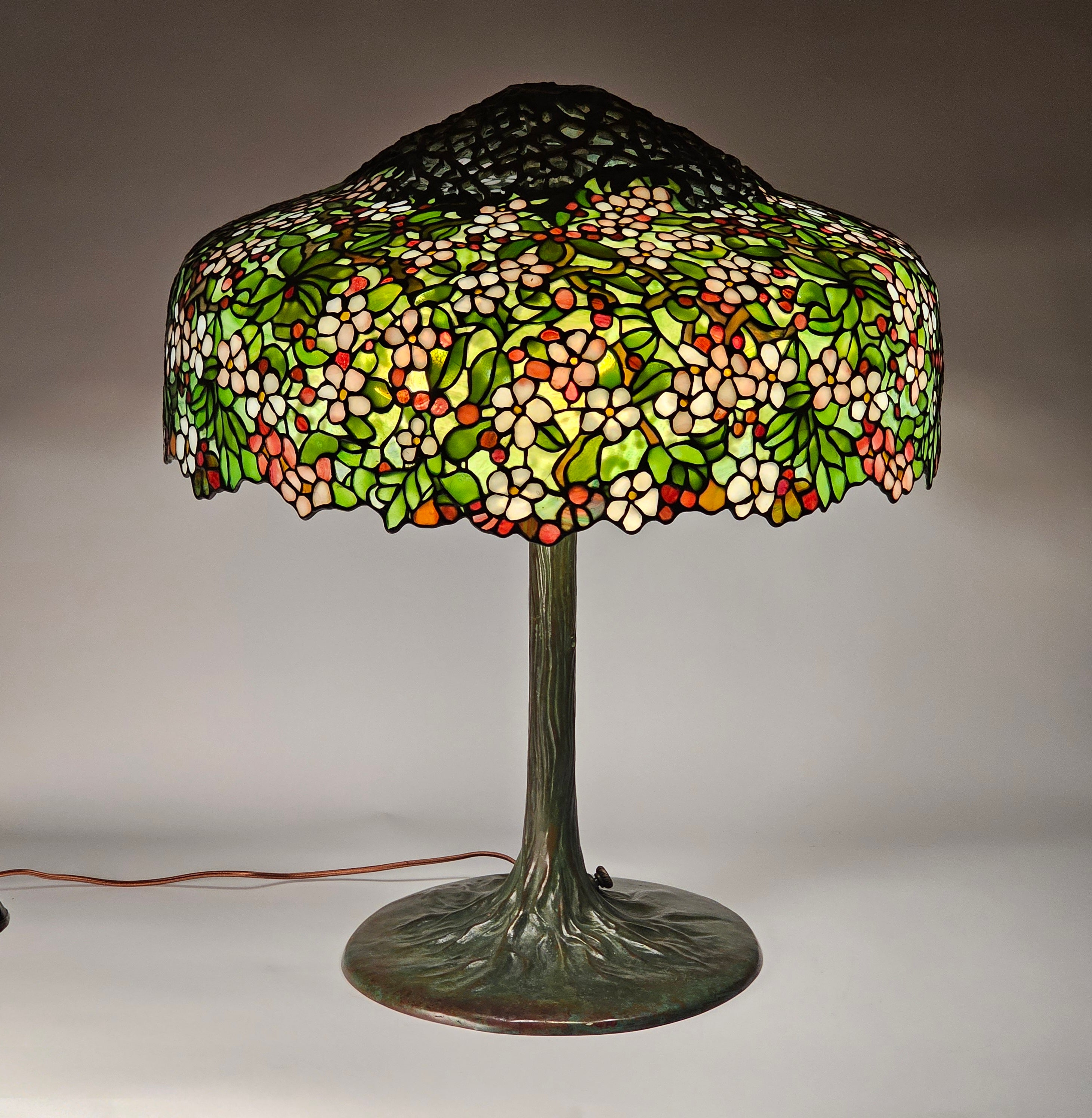 Tiffany Studios Apple Blossom Lamp