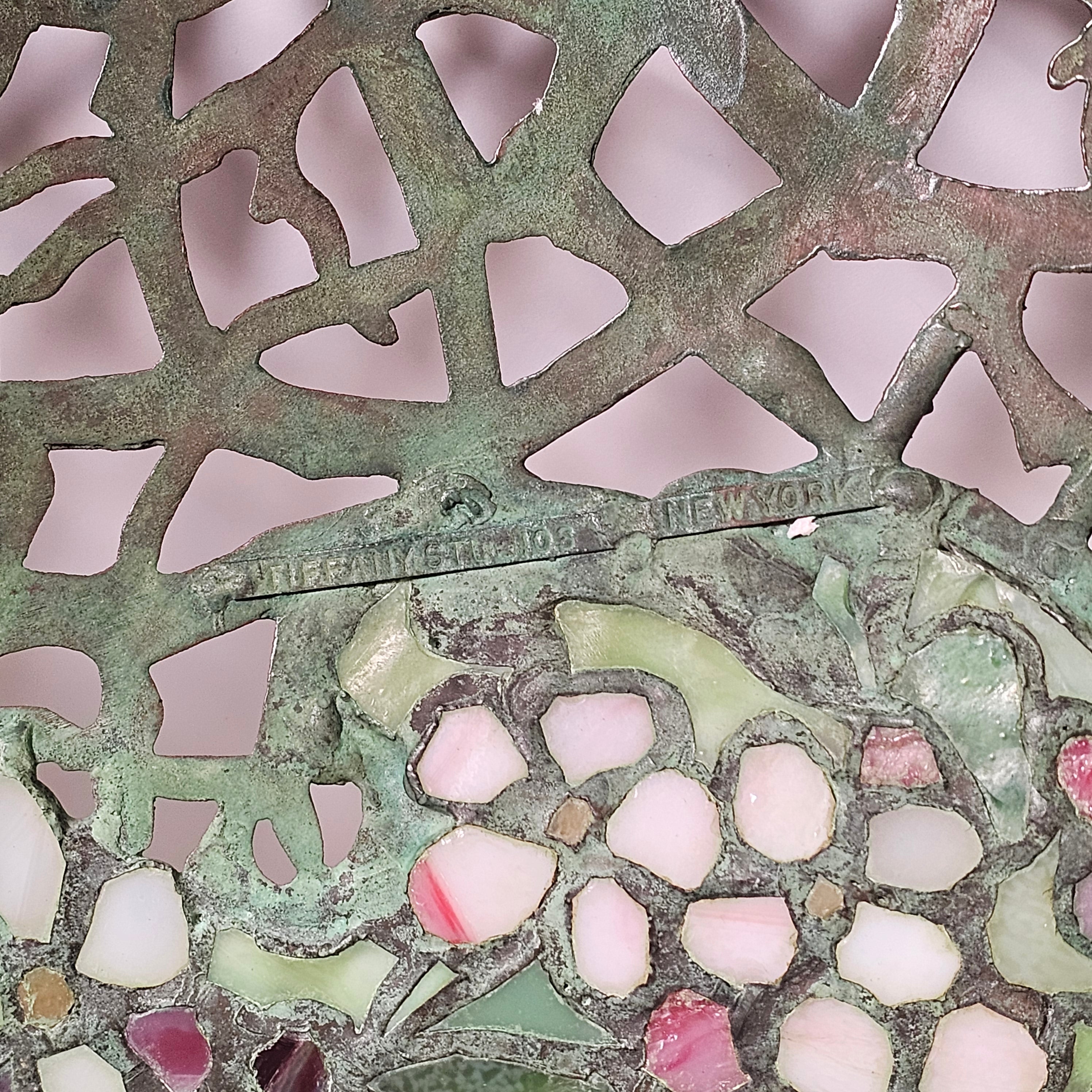 Tiffany Studios Apple Blossom Lamp