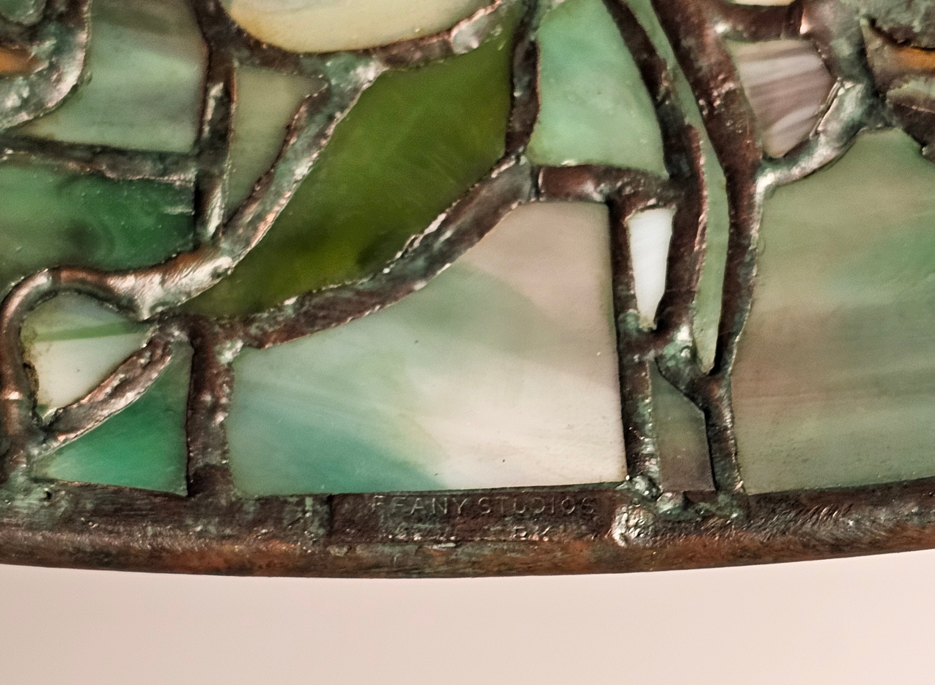 Tiffany Studios Pansy Lamp